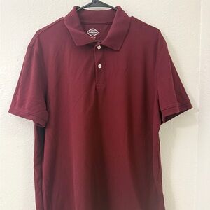 St. John's Bay Deep Red Polo Shirt